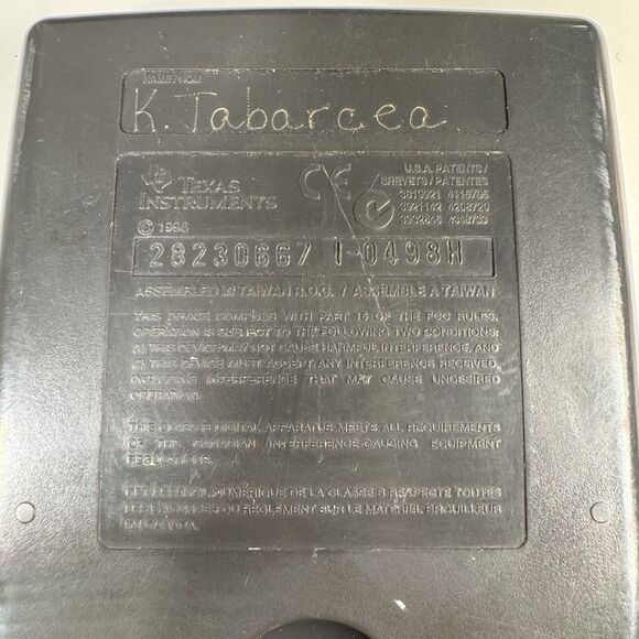 Texas Instruments TI-83 Plus Graphing Calculator No Cover TESTED - Picture 6 of 6